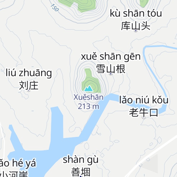 Map of Xuěshān