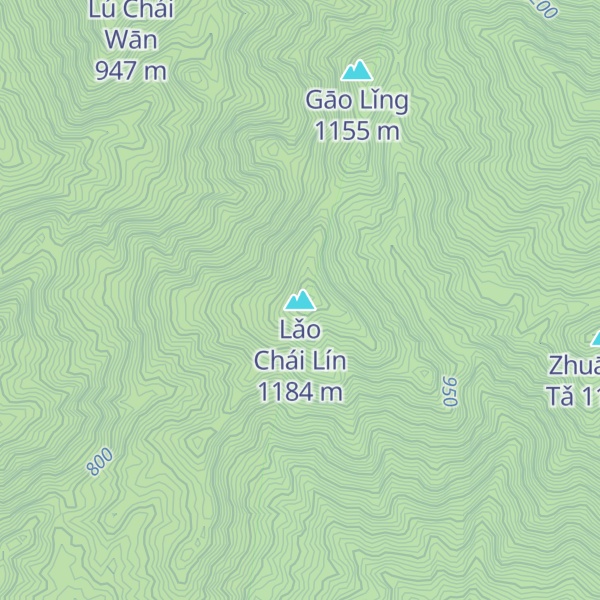 Map of Lǎo Chái Lín