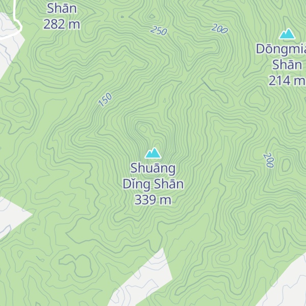 Map of Shuāng Dǐng Shān