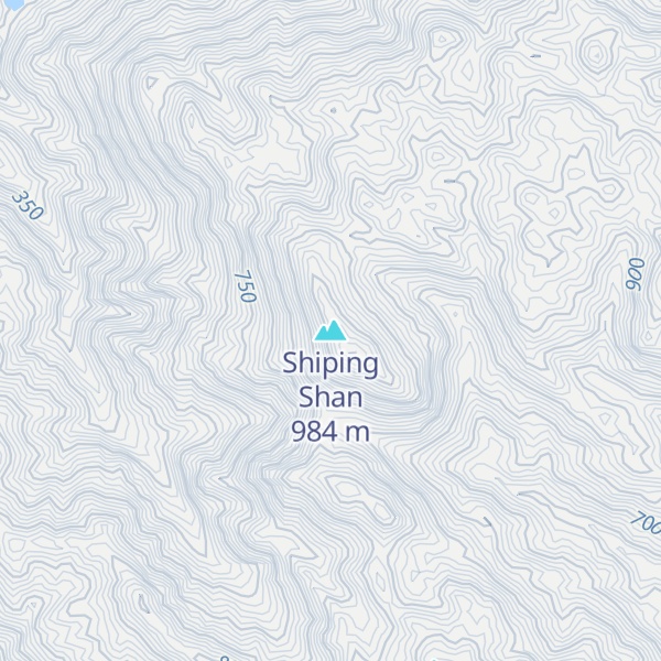 Map of Shiping Shan