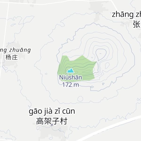 Map of Niúshān