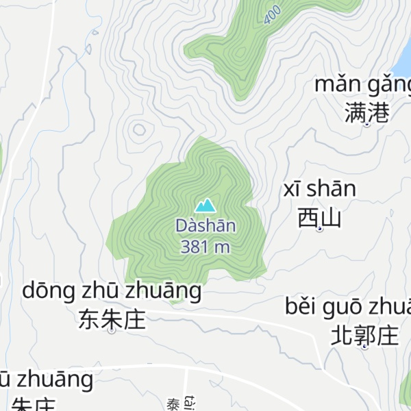 Map of Dàshān