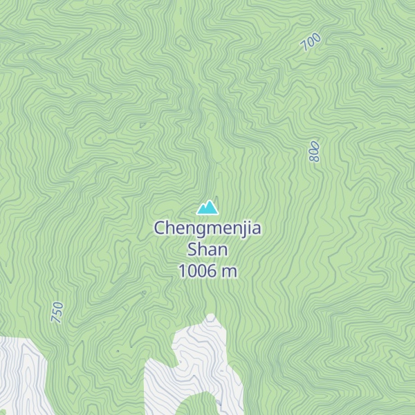 Map of Chengmenjia Shan