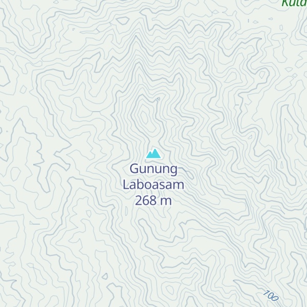 Map of Gunung Laboasam