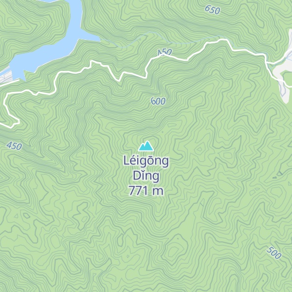 Map of Léigōng Dǐng