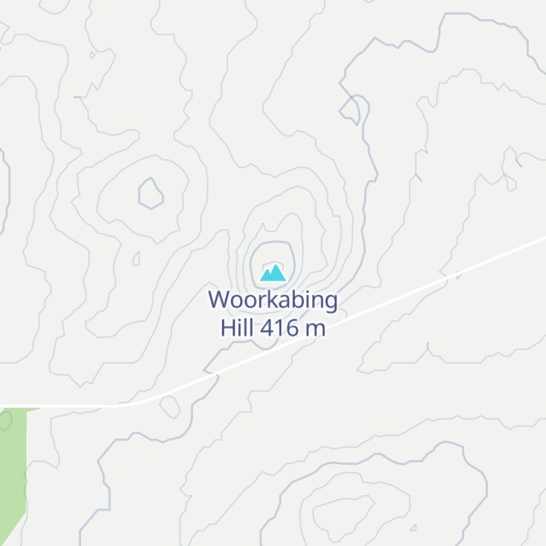 Map of Woorkabing Hill
