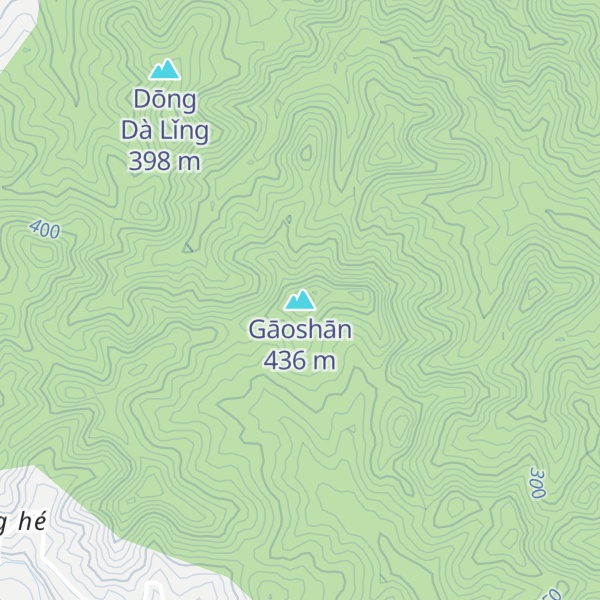 Map of Gāoshān