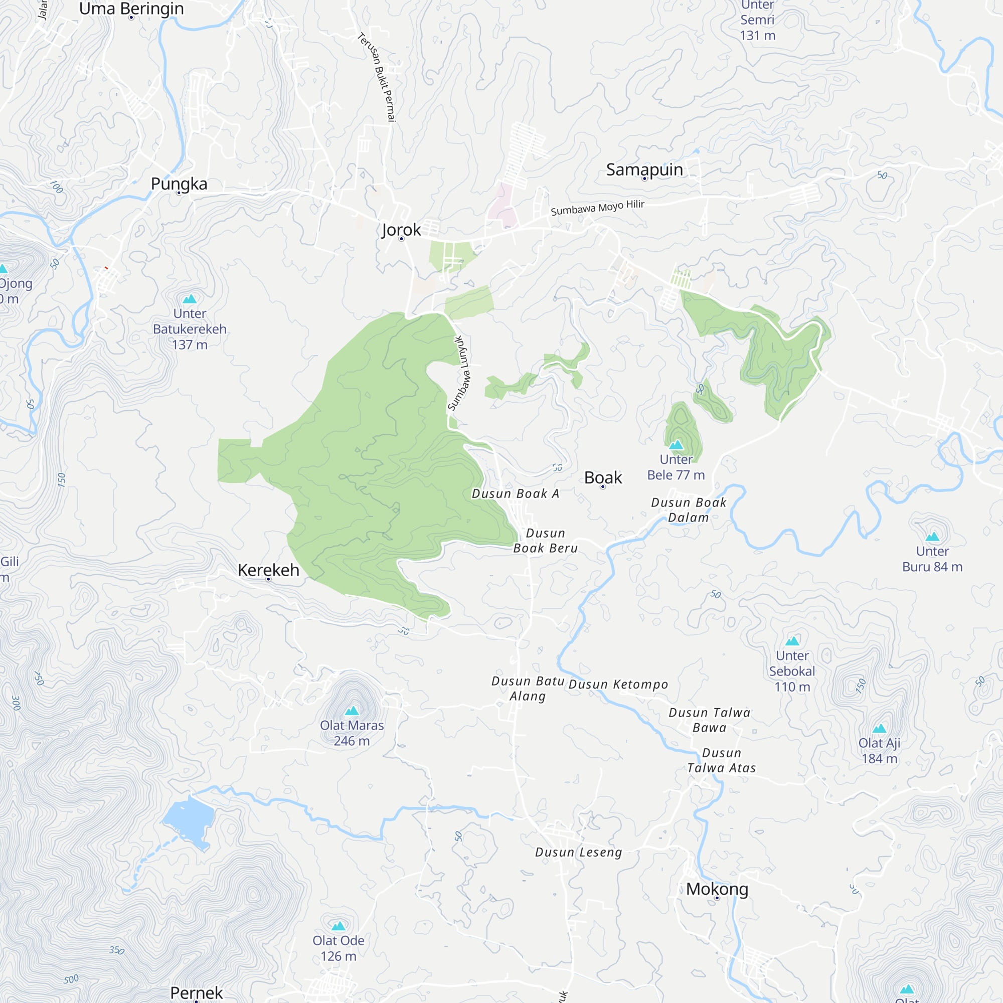Rumah Ladang map