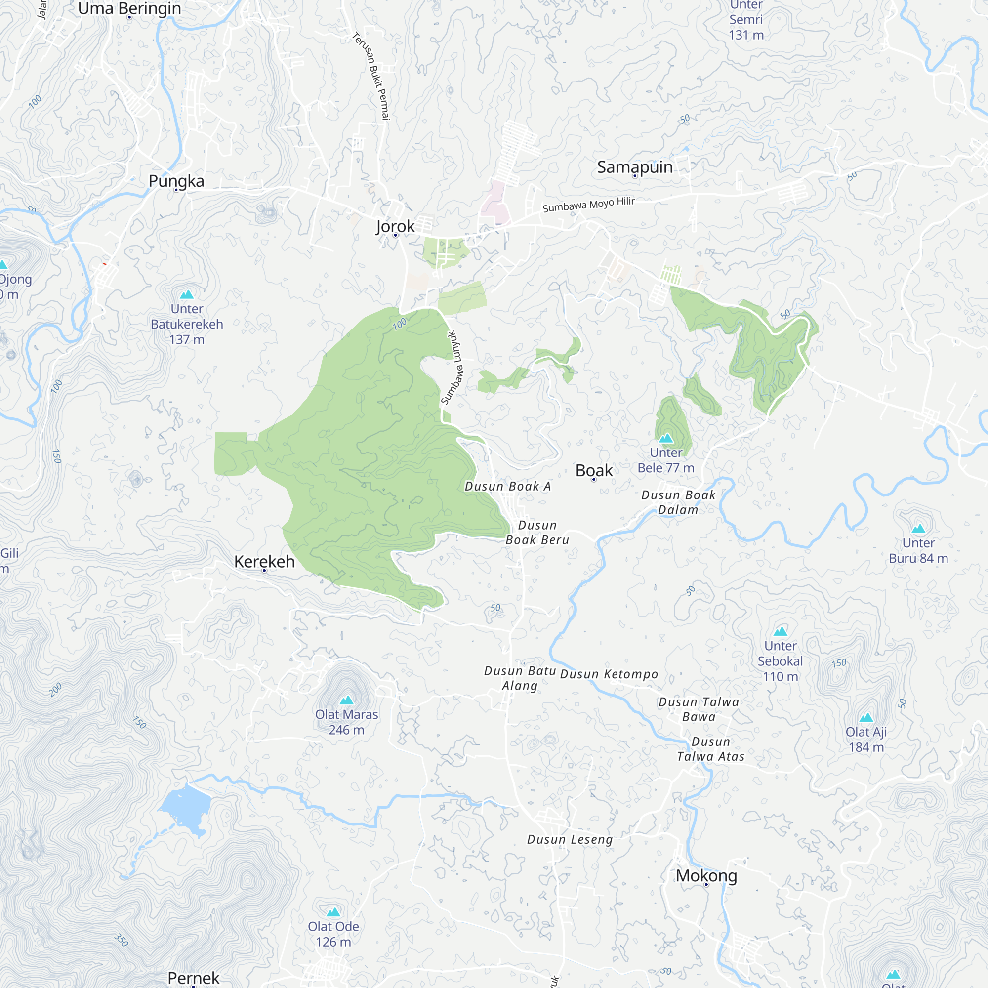 Rumah Ladang map