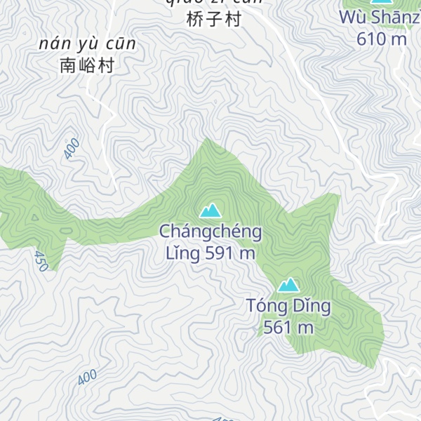Map of Chángchéng Lǐng