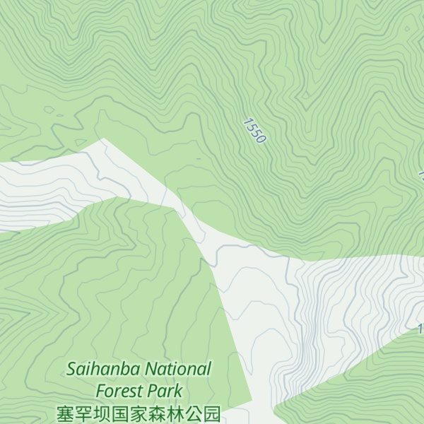 Map of Saihanmiao Shan
