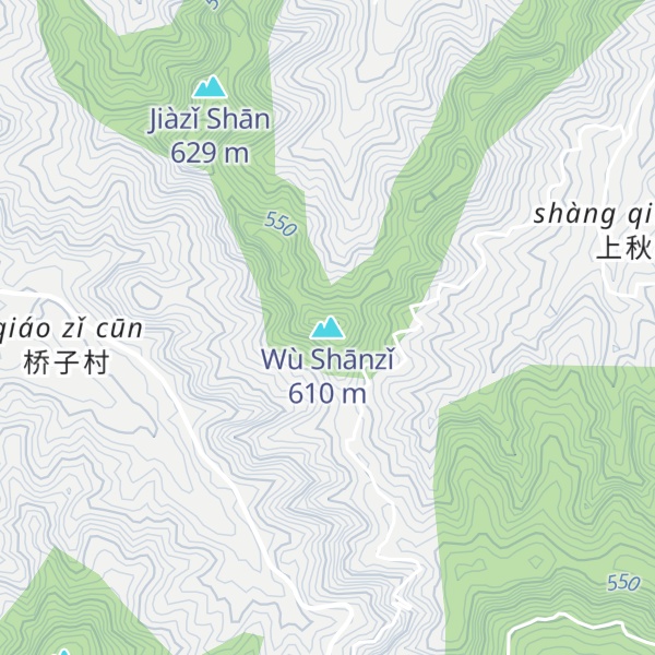 Map of Wù Shānzǐ