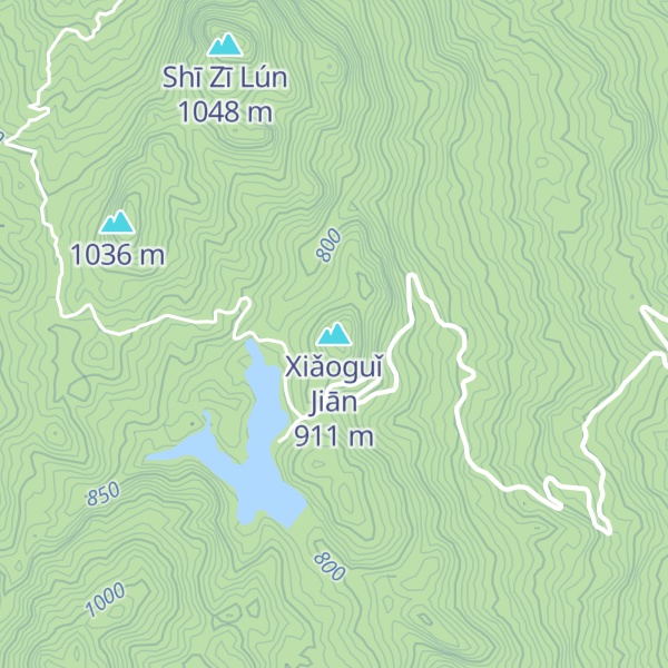 Map of Xiǎoguǐ Jiān