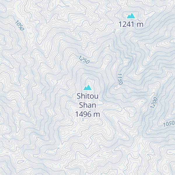 Map of Shitou Shan