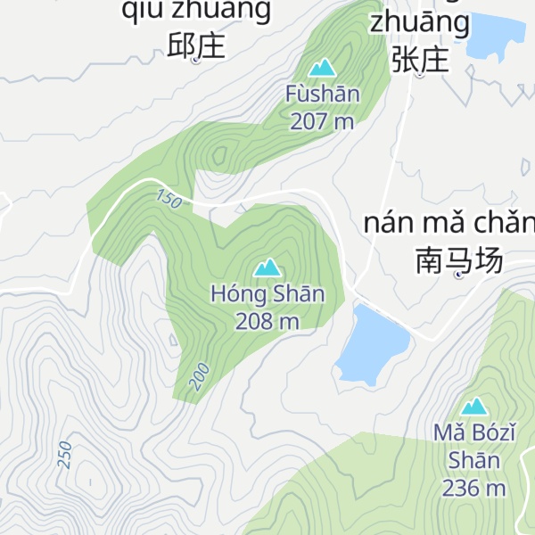 Map of Hóng Shān