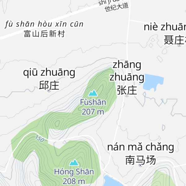 Map of Fùshān
