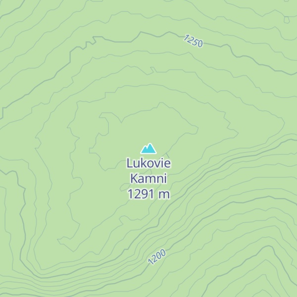 Map of Lukovie Kamni
