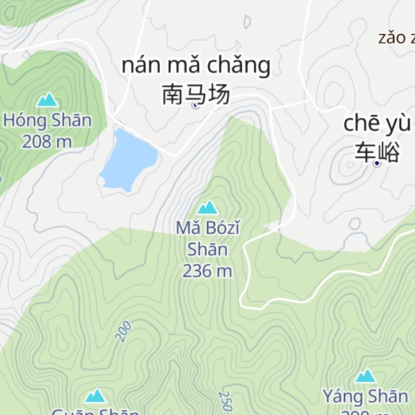 Map of Mǎ Bózǐ Shān
