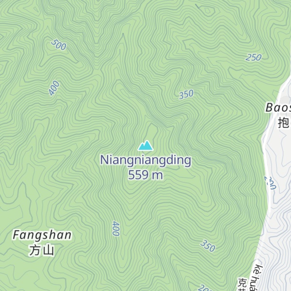 Map of Niangniangding