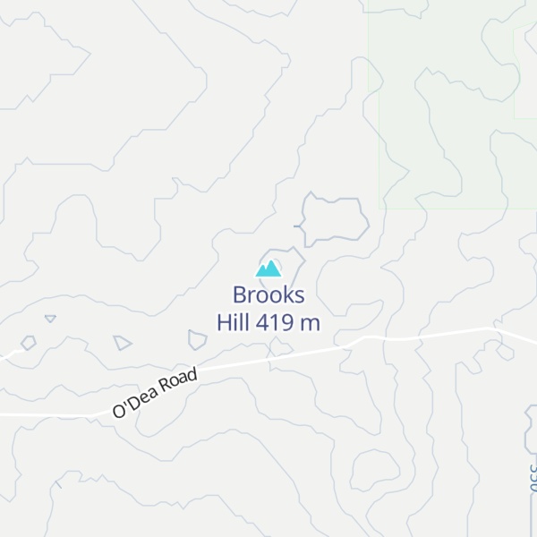 Map of Brooks Hill