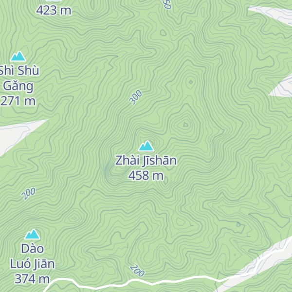 Map of Zhài Jīshān
