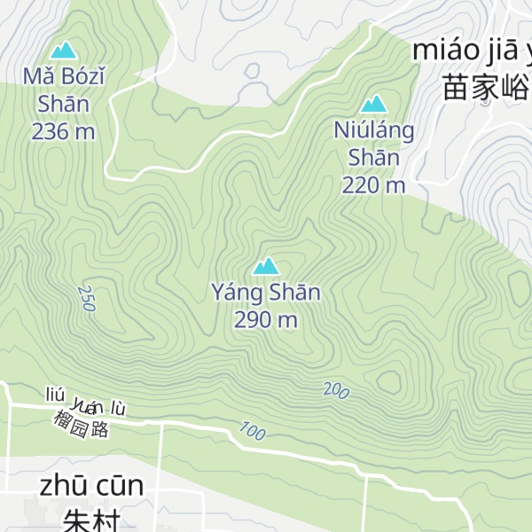 Map of Yáng Shān