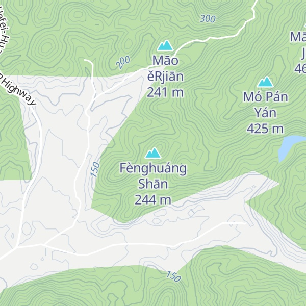 Map of Fènghuáng Shān