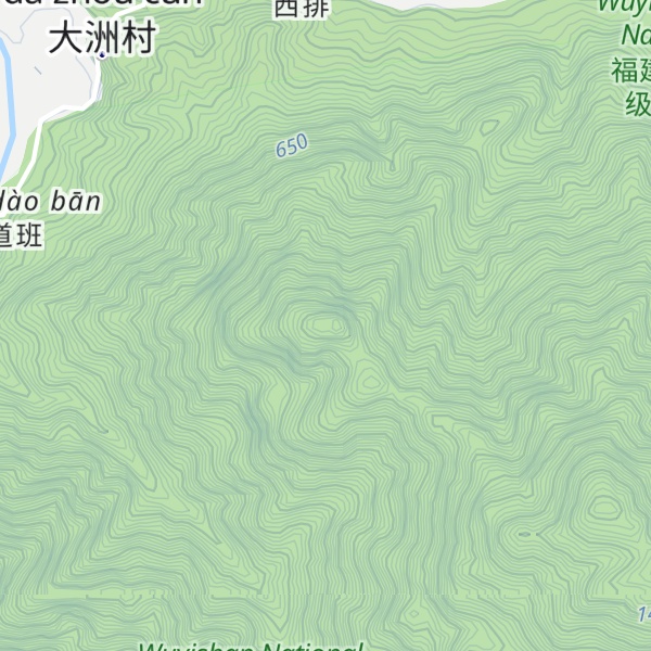 Map of Dǐng Gōng Shān