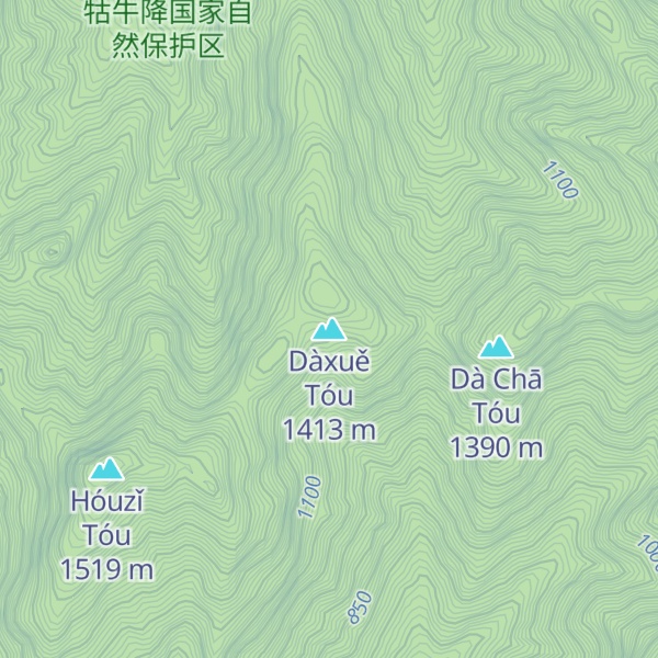 Map of Dàxuě Tóu
