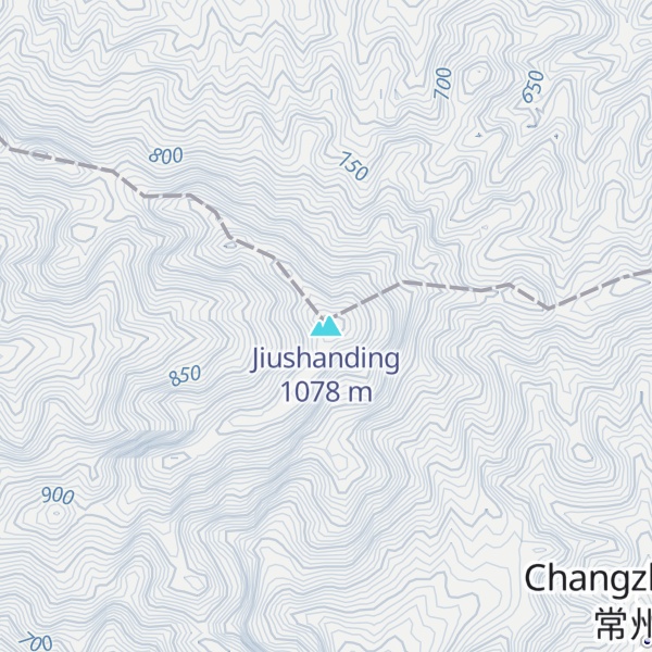 Map of Jiushanding