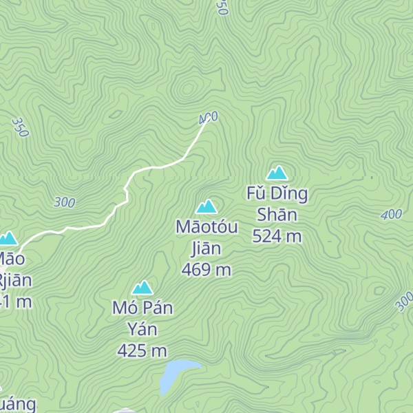 Map of Māotóu Jiān