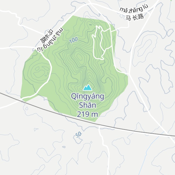Map of Qīngyáng Shān