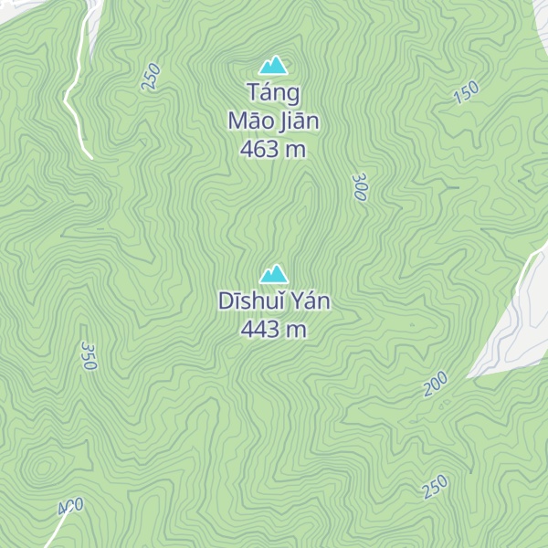 Map of Dīshuǐ Yán