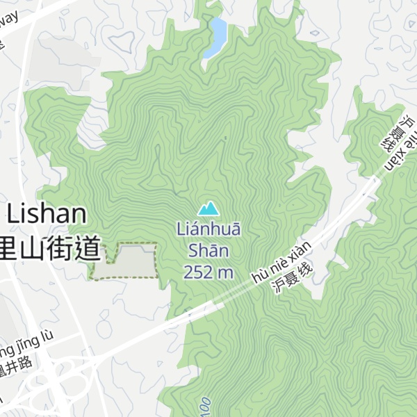 Map of Liánhuā Shān
