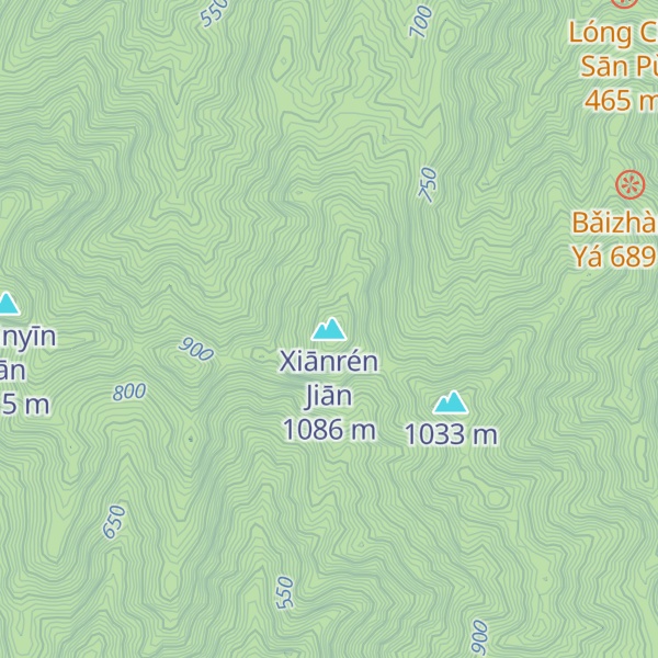 Map of Xiānrén Jiān