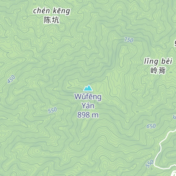 Map of Wǔfēng Yán