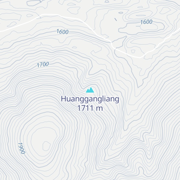 Map of Huanggangliang