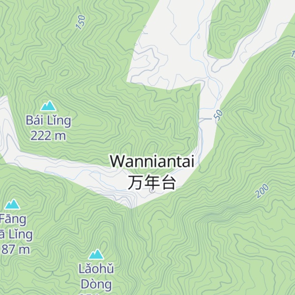 Map of Wàn Nián Tái