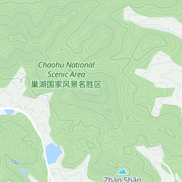 Map of Dà Huángshān