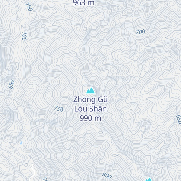 Map of Zhōng Gǔ Lóu Shān