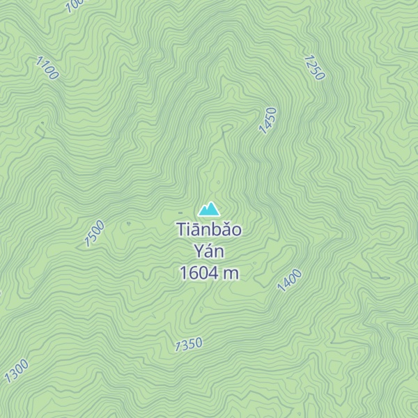 Map of Tiānbǎo Yán