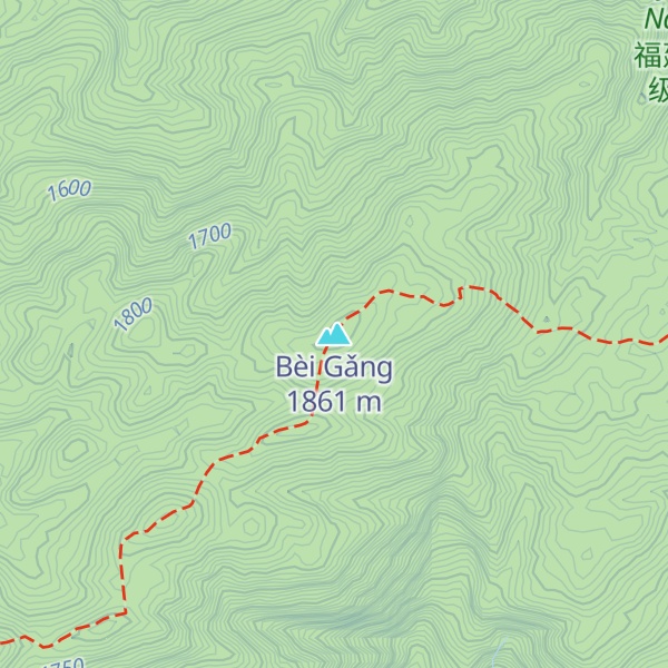Map of Bèi Gǎng