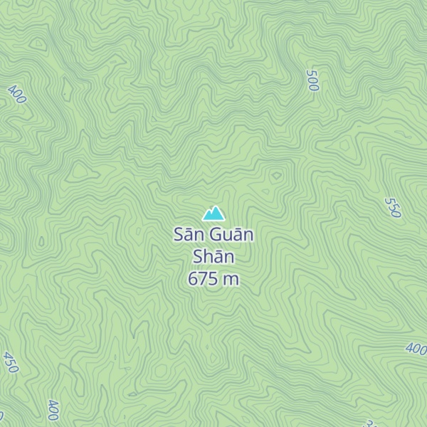 Map of Sān Guān Shān