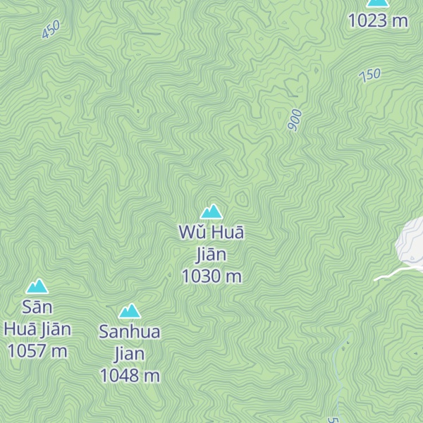 Map of Wǔ Huā Jiān