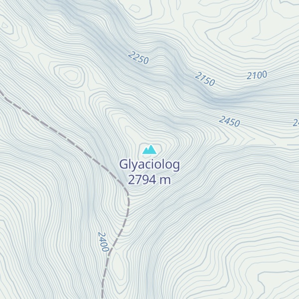 Map of Glyaciolog