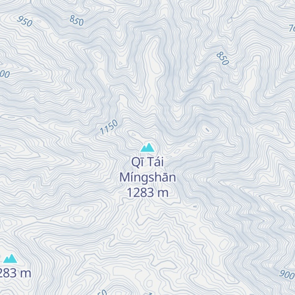 Map of Qī Tái Míngshān