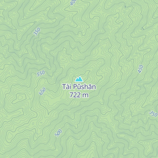 Map of Tài Pǔshān