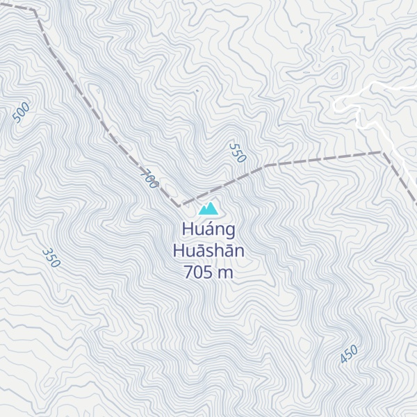 Map of Huáng Huāshān