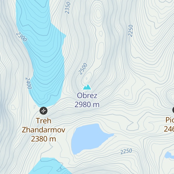 Map of Obrez