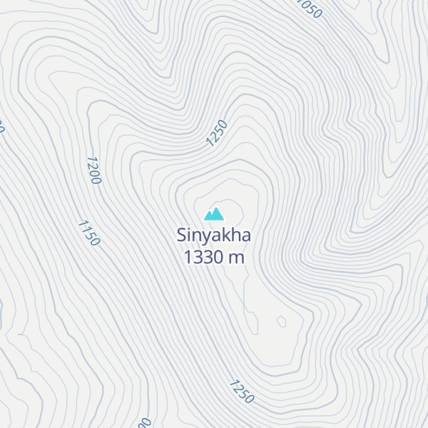 Map of Sinyakha